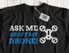 Unisex Funny Drone Operator T-Shirt Drone Pilot & Drones Controller Gifts