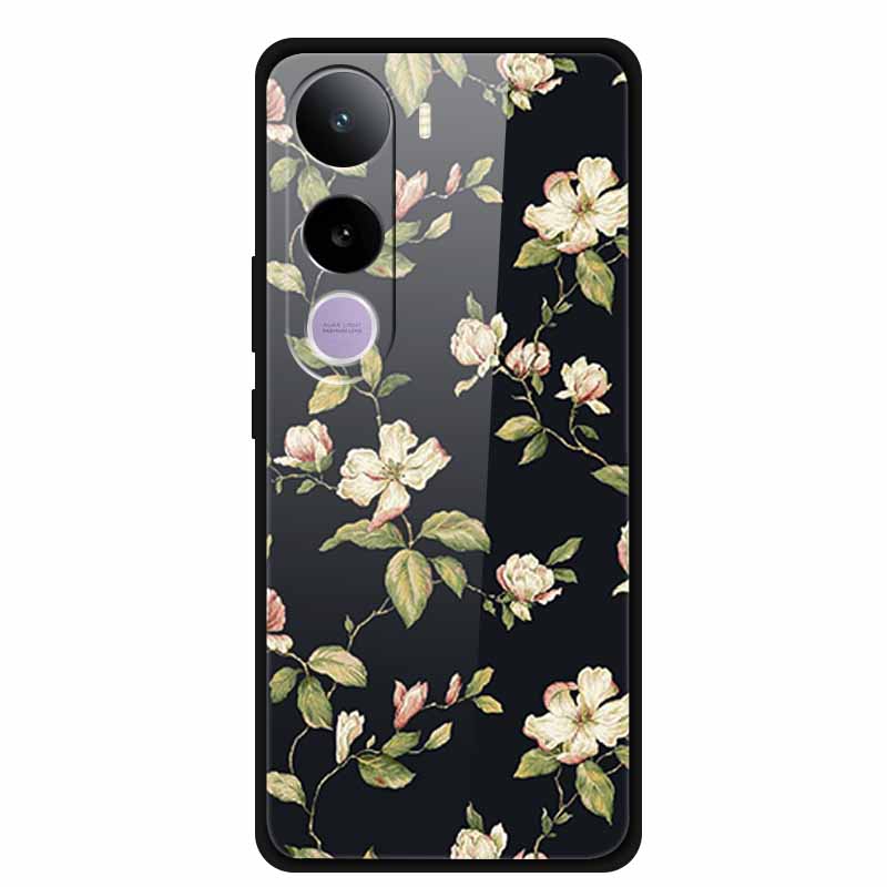 For Vivo Y400 5G Case Y 400 6.67" Animal Wolf Lion Tempered Glass Hard Back Cover For Vivo Y400 2025 Phone Cases Soft Bumper Bag