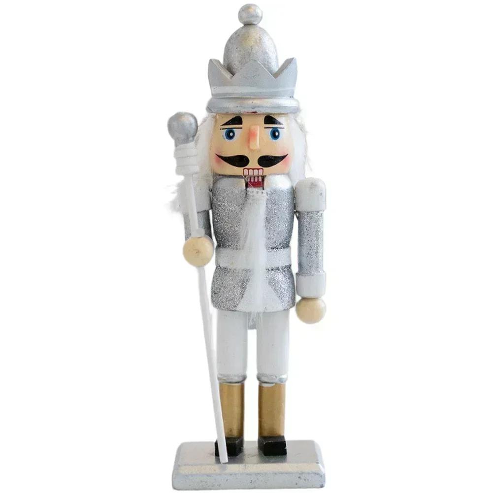 Christmas Party Christmas Figure Classic Nutcracker Ornament Nutcracker Decoration Compact Size Detailed Craftsmanship