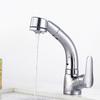 Bathroom Pull Out Faucet Lift Up And Down Basin Faucet Rotatable Mixer Tap Stretchable Lavatory Sink Mixer Faucet