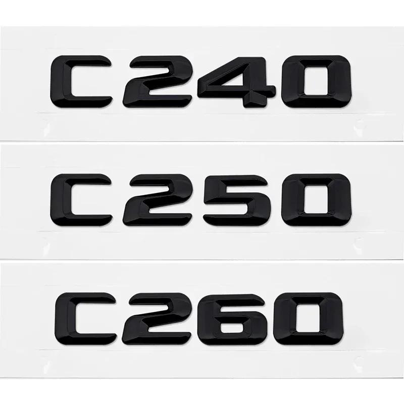 3D Body Letter Stickers Rear Badge for Mercedes Benz C240 C250 C260 C280 C300 C320 C350 C400 C500 C Class Exterior Accessories