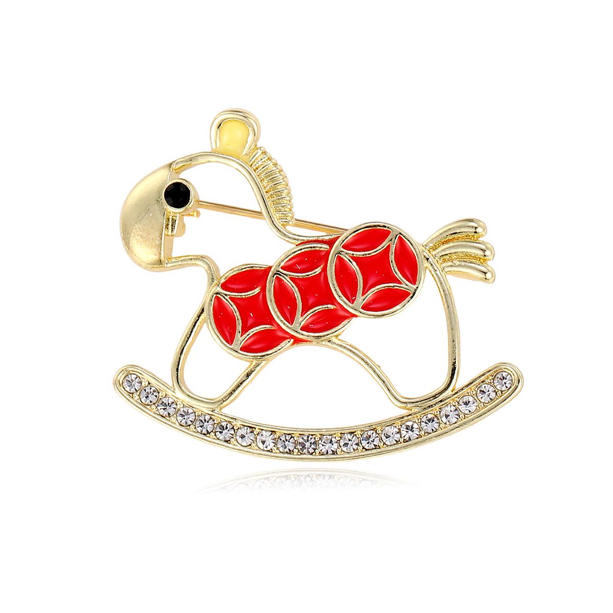 

Медная монета Троянский конь брошь: Элегантные, Модные и Роскошные Ювелирные Изделия-Броши.