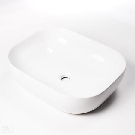 Bella countertop washbasin 50.5X40.5 CM oval white