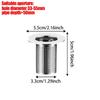 Stainless Steel Floor Drain Filter Kitchen Sink Drain Strainer Stopper Anti Clogging Hair Catcher Filters Bath Leak Proof Plug