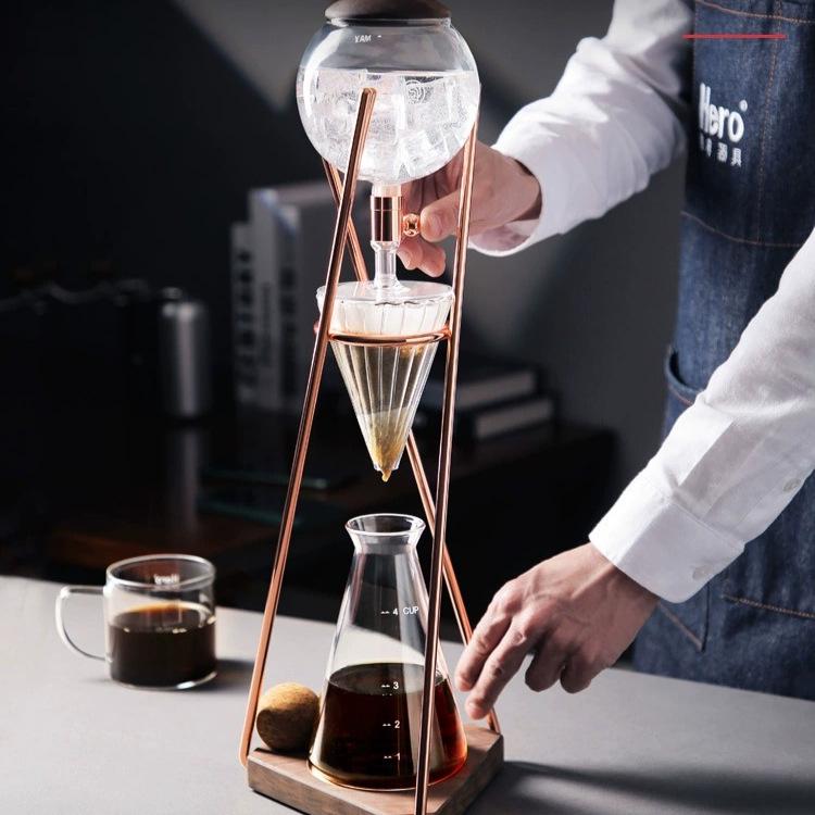 Hero Dingyuan Classic Ice Drip Coffee Maker - Cold Brew Pot for Household.