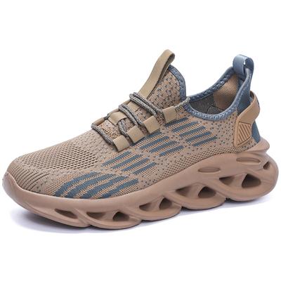 Mesh Freizeitschuhe Herren Atmungsaktive Sneaker Schnürschuhe Leichtgewicht Übergröße Walking Laufen Fitness Herrenschuhe Neu