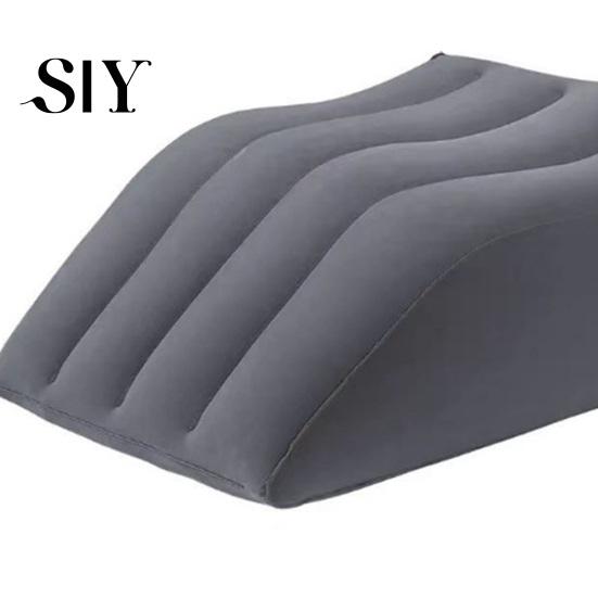 Sleep Improvement Leg Pillow Inflatable Elevation Portable Easy Inflation Flocking Ergonomic Post-operative Design Multifunctional for Circulation