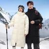 2025 Unisex White Duck Down Jacket - Thick, Warm, Trendy Winter Outerwear for Couples