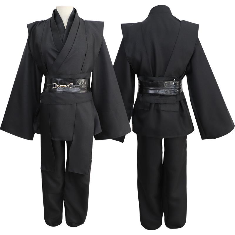 Jinyuan Yijia Anakin Jedi Knight Star Wars Cosplay Costume - Black Suit