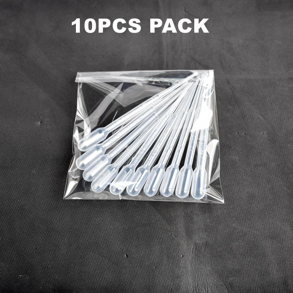10/100PCS 2ml Disposable Plastic Pasteur Straw Dropper Chem Lab Pipette Scaled Sampling Device for Chemistry Experiments