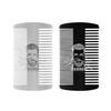 Metal Hair Comb For Styling Beards And Head Hair Credit Card Sized Profile Easy Storage Unisex Grooming Essential