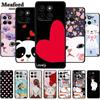 3D Lovely Phone Case For Honor X6C X 6C X6 C 6 C Soft Silicone TPU Protector For Huawei HonorX6C Relief Florals Shell Funda Capa