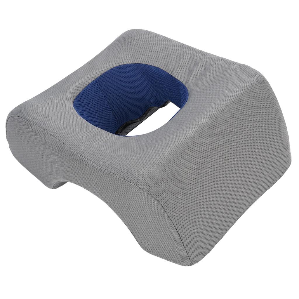 Face Down Pillow Soft Center Hole Portable Face Headrest Pillow Cushion for Beauty Salon Home