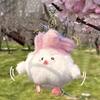Pp Cotton Vegetable Chicken Pendant With Voice Stuffed Cabbage Chicken Keychain Cartoon Soft Chicken Plush Keychain Kid Girl Boy