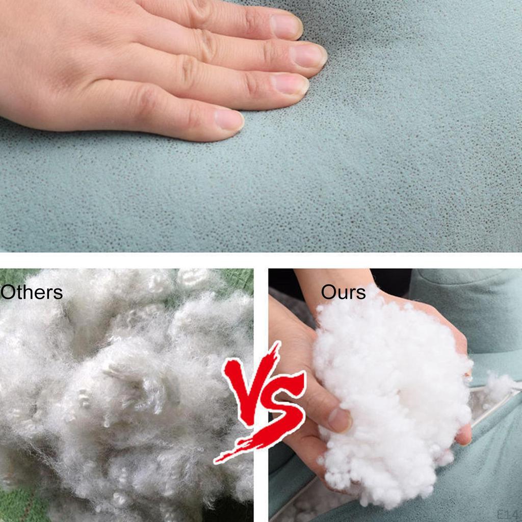 Ottoman Footrest with Stylish Wooden Legs