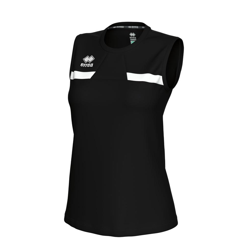 Competition Sleeveless Shirt MARGIE JR [Elea] Black/White
