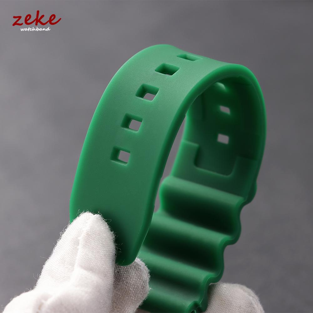 Soft Silicone Rubber Watch Strap 20mm 22mm Men Women Sport Waterproof Breathable Wrist Band Pin Buckle Bracelet for Seiko SKX007