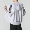 adidas Men's Three-Stripe Hooded Running Jacket KA2579