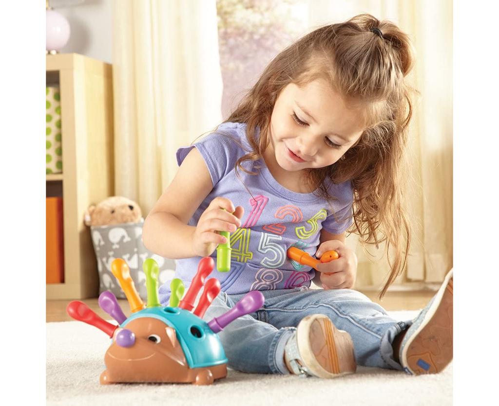 Learning Resources Spike The Fine Motor Hedgehog   Multicoloured Toy