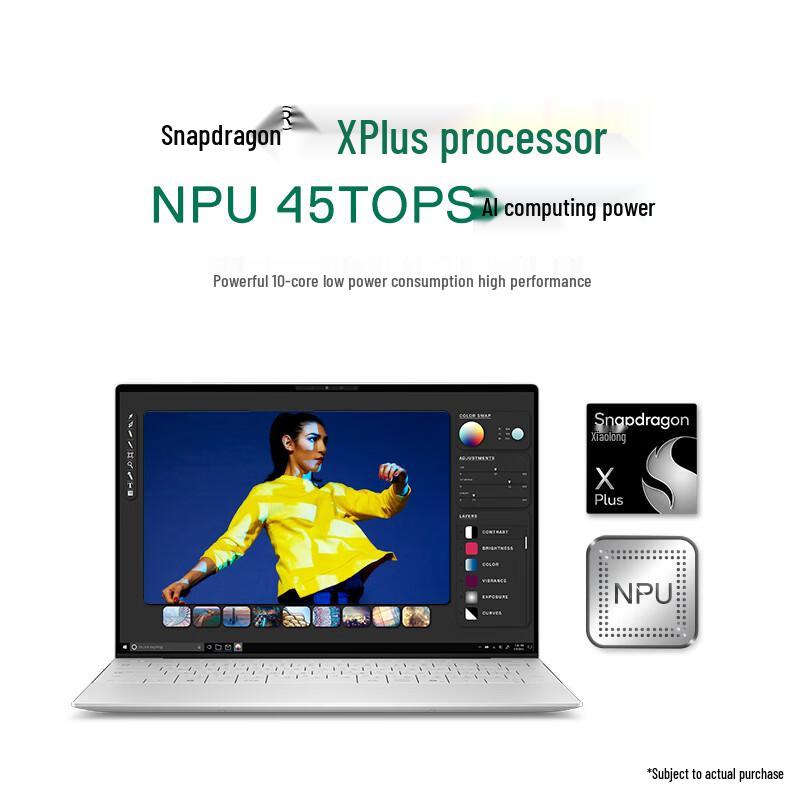 Dell XPS 13 9345 Laptop (Snapdragon X Elite) (CN version) белый