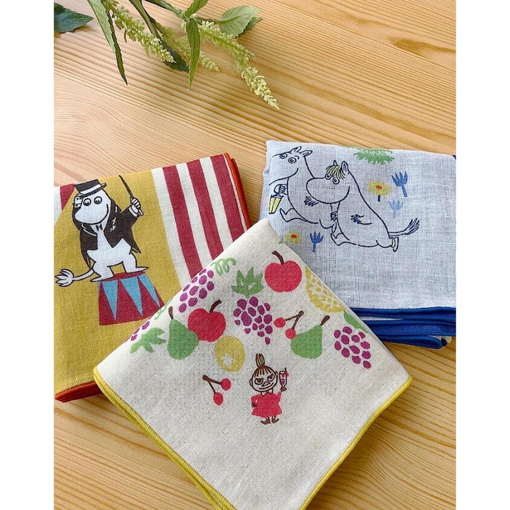 JIKAN STYLE Moomin Nordic Lunch 48 X 48 Cm To 12 X 12 05934 Goods, Gift, Cloth/Bento Wrap, 100% Cotton, Fruit, Yellow, Approx. (Folds Approx. Cm),