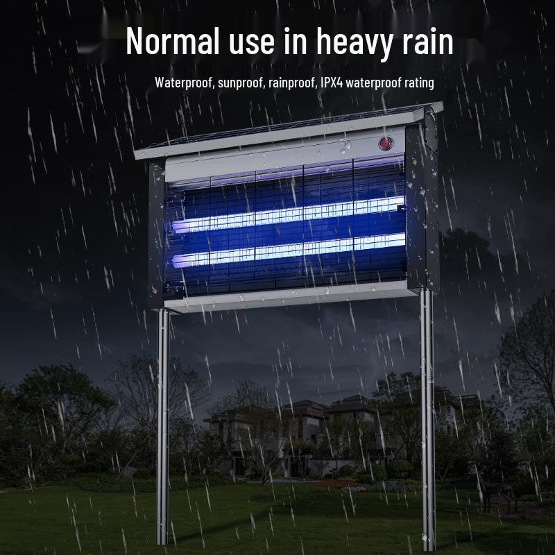 Solar Wasserdichte Mückenvernichtungslampe für den Außenbereich - Hochleistungs-Violettlicht