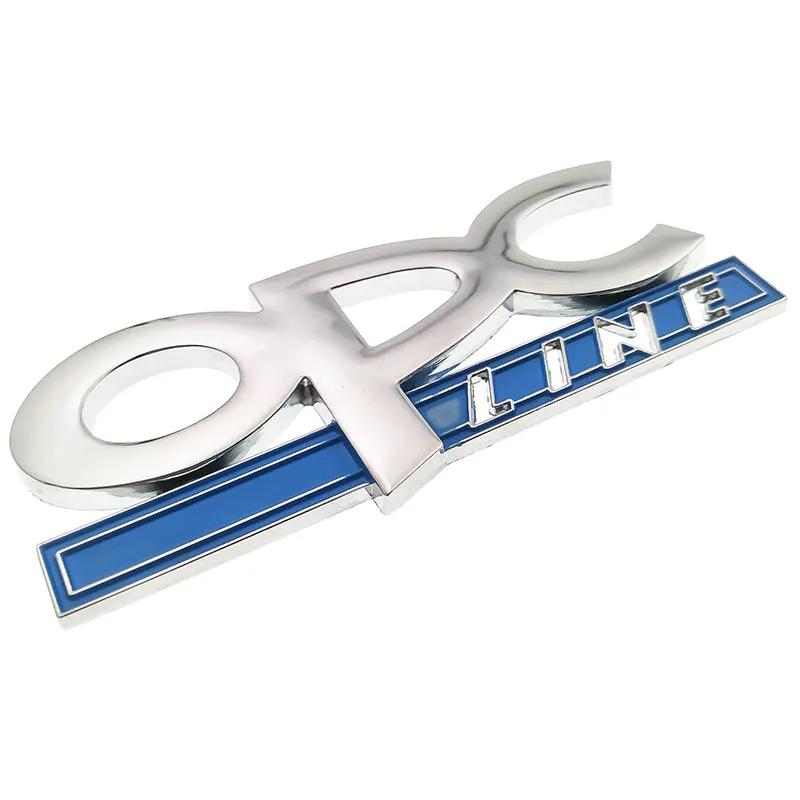 CHW1 3D Metal OPC LINE Emblem Car Side Fender Tail Badge Front Grille Sticker for OPEL Zafira b Corsa d Insignia Mokka Regal Astra g