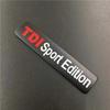 3D Metal TDI Sport Edition Logo Car Rear Trunk Badge Emblem Sticker For VW GTI Polo Golf 5 6 7 Passat Tiguan JETTA Accessories zf2