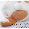 Cute Plush Keychain Kawaii Stuffed Cat Key Chain Small Bag Ornaments  for Girl's Bag