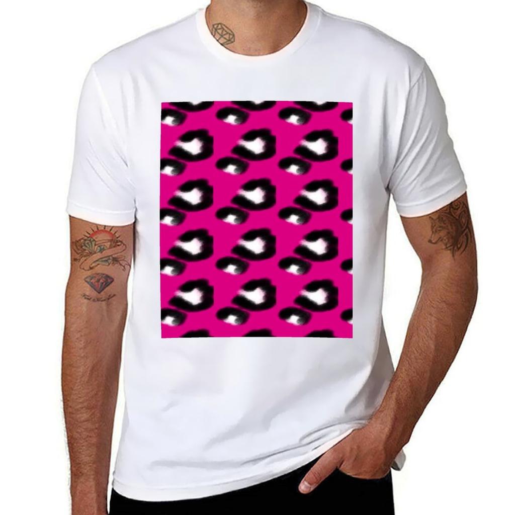 Pink Cheetah Tshirt Casual Light Summer Short Sleeve Top