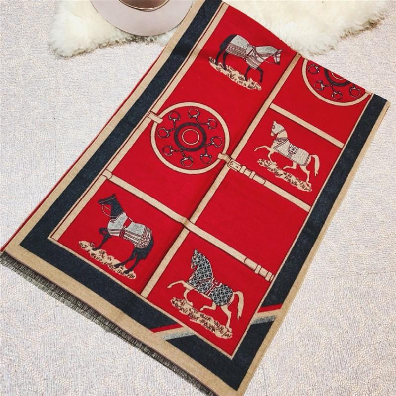 Winter Gift Cashmere Blend Thick Warm Shawl Scarf Women