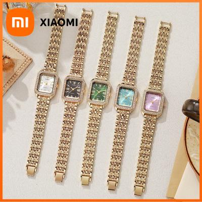 Luxury Rhinestone Women Watches Fashion Rectangle Bracelet Quartz Wristwatch for Girls Clock Reloj Mujer