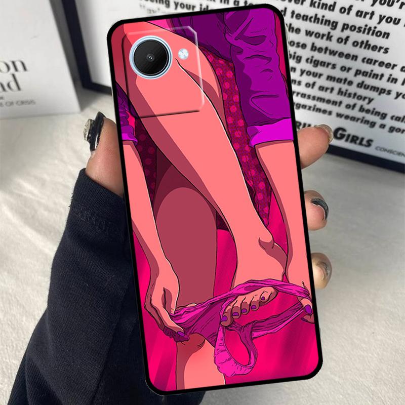 Girls Bikini Sexy For Realme C75 C55 C71 C61 C53 C33 C63 C51 C65 C67 11 12 13 14 15 Pro Plus GT6 GT7 Pro Case
