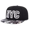 2026 New Fashion Hip Hop Hat NYC Graffiti Embroidery Street Skateboarding Hat Daily Leisure Sunshade Baseball Hat Flat Edge Hat
