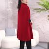 Women's Turtleneck Knitted Vest Fall and Winter Long Pullover Knitted Vest Loose Sleeveless Knitted Batshirt
