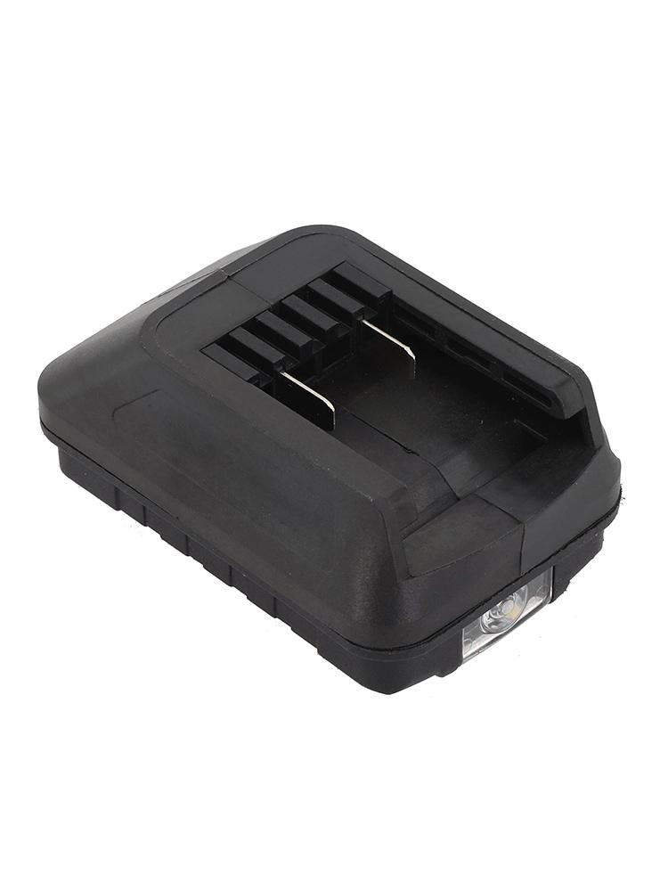 20V Battery Adapter Dual USB Adapter Convenient Charging Easy To Use High-voltage Protection Lightweight Material