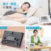 Table Clock, Alarm Clock, Radio-Controlled Clock, Temperature and Humidity Gauge, Digital Wall Clock, Calendar (Date and Day Display), Bedroom/Tableto