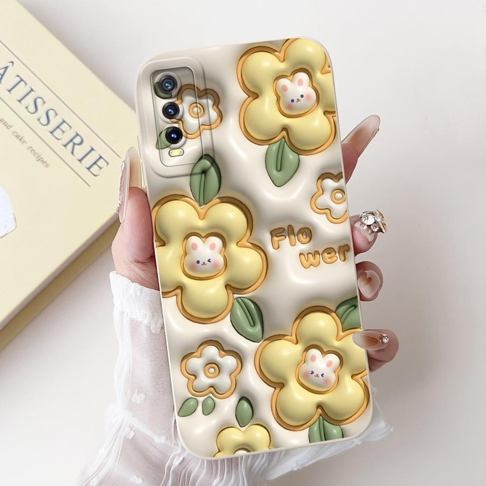 

Soft Silicone Back Cover For Vivo V2027 V2028 V2029 Bumper Cartoon Panda Astronaut Pattern Etui For Vivo Y11s Y12s Y20 Y20i Y20a Vivo V2028 V2029