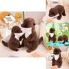 Long Haired Otter Plush Toy Soft Cuddly Stuffed Animal Pillow Gift For All Ages