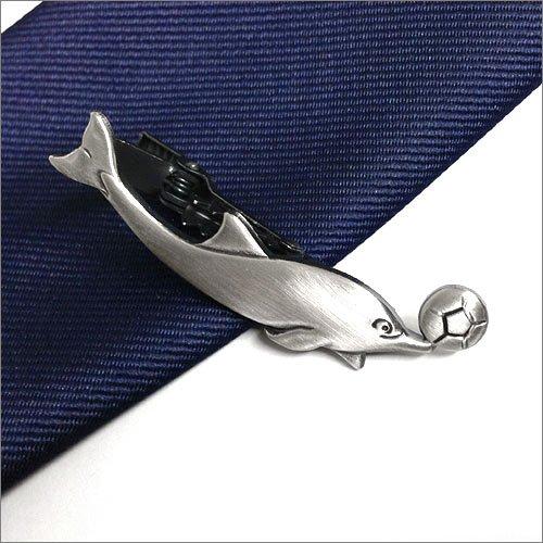 ISHOKUYA (Ishokuya) Sea Series Unique Fish Tie Clip, Tie Clip, Tie Bar, Dolphin
