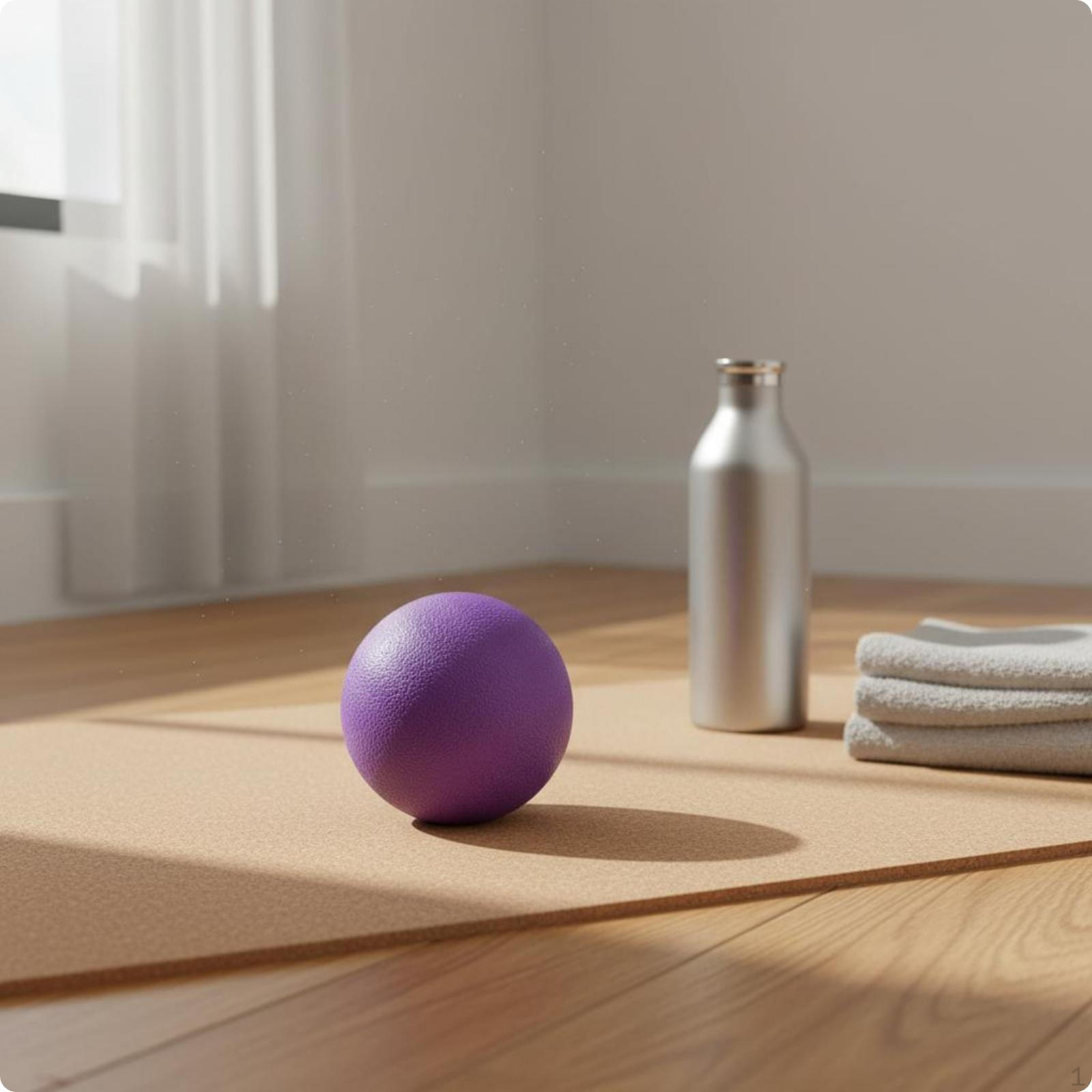 Textured Massage Ball Compact Round Handheld Fitness Accessory Rose Red Single Purple Single Ball