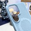 Magnetic Case For Samsung Galaxy S26 S25 Plus S24 S23 S22 Ultra Pure Color Honeycomb Heat Dissipation Frame Cover For Magsafe