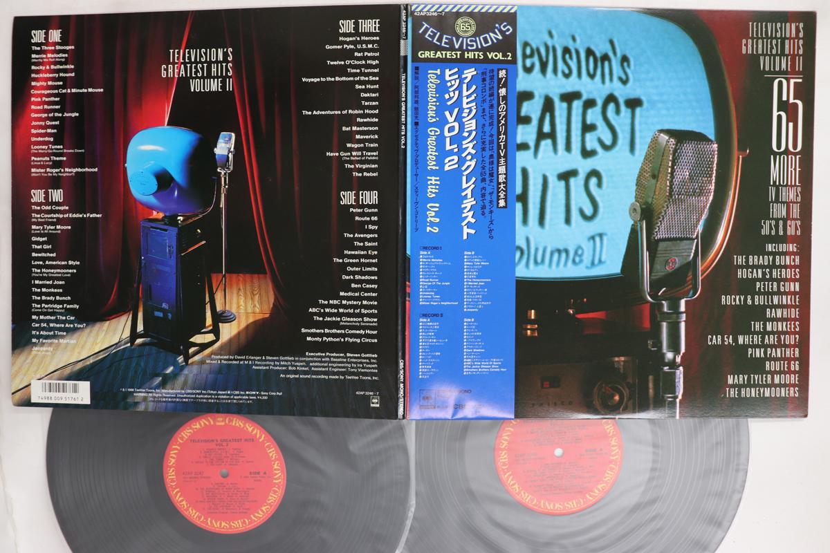 

LP Record VARIOUS Television Greatest Hits Vol.2 42AP32467 CBS SONY 1986 Japan Obi Pop Used