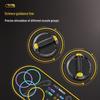 Portable Multi-functional Rotatable Push-up and Abdominal Trainer Board