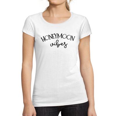 T-shirt da donna a maniche corte Honeymoon Vibe