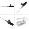 M10x1.25mm Universal Motorcycle Hydraulic Clutch Master Cylinder Rod Brake Pump Black