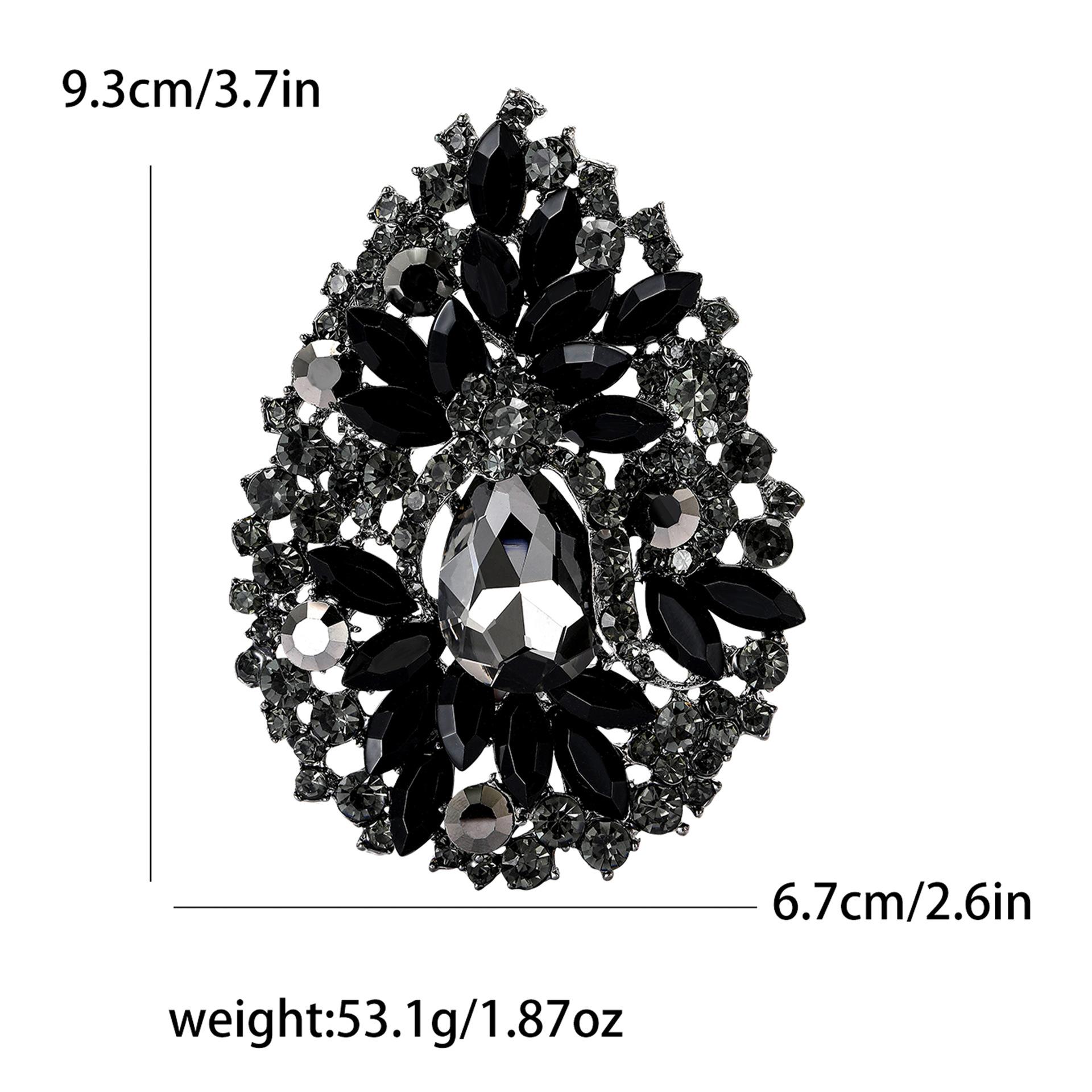 

Ретро брошь в форме капли воды, женский аксессуар для костюма или кардигана, корсажная булавка, ювелирное изделие