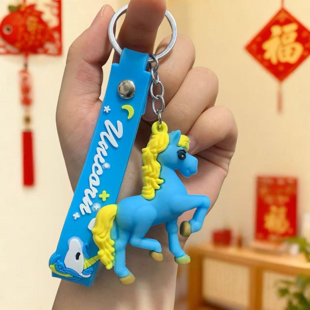 Doll Keychain 2026 Pony New Year's Zodiac Pendant Small Gift Car Bag Pendant
