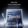 Tookci 2.4A Fast Charging Silicone Data Cable with Digital Display for iPhone 14/13/12