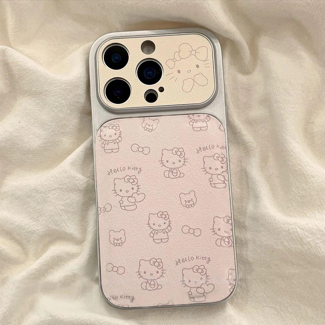 

Little Bear Kitty Anti-Fall Phone Case for Apple 17ProMax, 16Pro, 15ProMax, and 14Pro. 14LUS